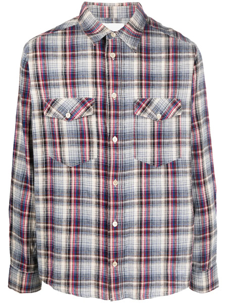  Marant Lydian Checked Shirt - Blue 