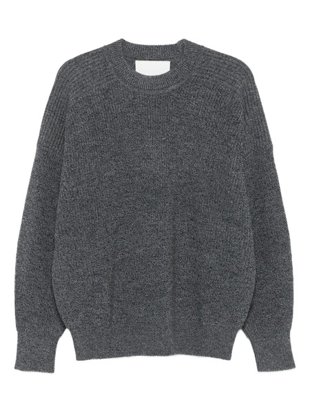  Marant Ribbed Crew-neck Sweater - Grey 