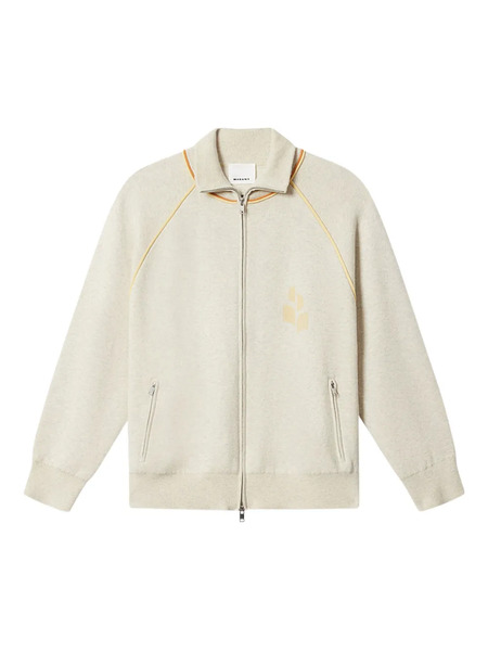  Marant Sergio Zip-up Sweatshirt - Neutrals 