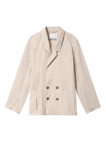  Marant Yhann Double-breasted Jacket - Neutrals 