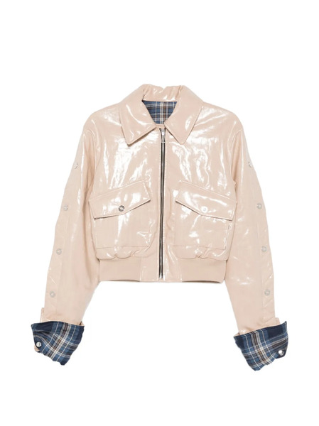  Marbell Emili Flap-pocket Cropped Jacket - Neutrals 