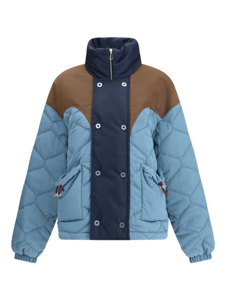  Marbell Quilted Panelled Jacket - Blue 