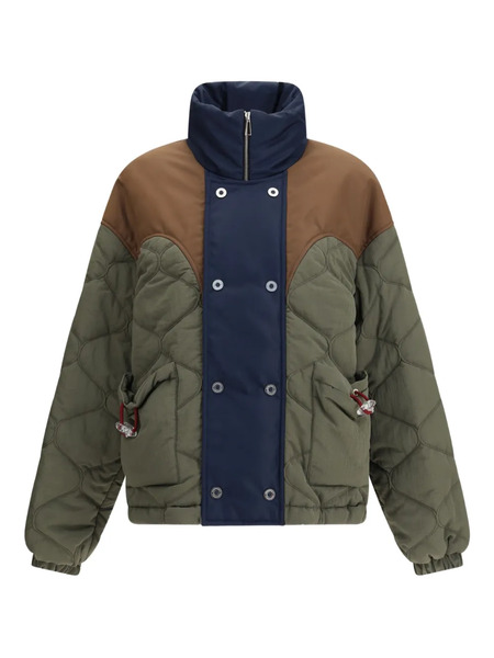  Marbell Quilted Panelled Jacket - Green 