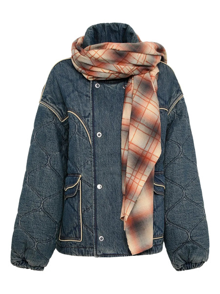  Marbell Quilted Pocket Jacket - Blue 