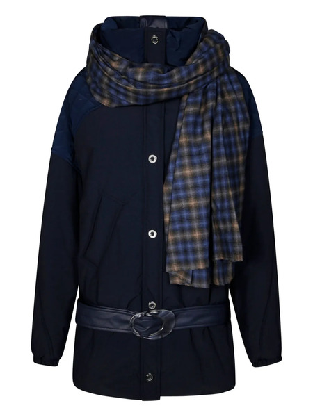  Marbell Scarf Coat - Blue 
