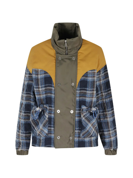  Marbell Turtleneck Long-sleeved Jacket - Blue 