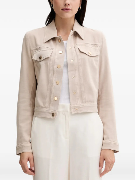  Marc Aurel Buttoned Pocket Jacket - Neutrals 