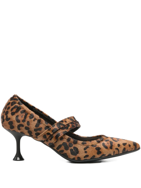  Marc Ellis Leopard-pattern Pointed-toe Pumps - Brown 