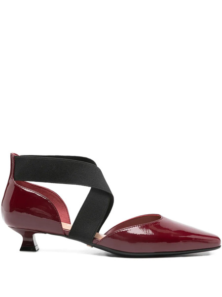  Marc Ellis 30mm Elastic Strap Pumps - Red 