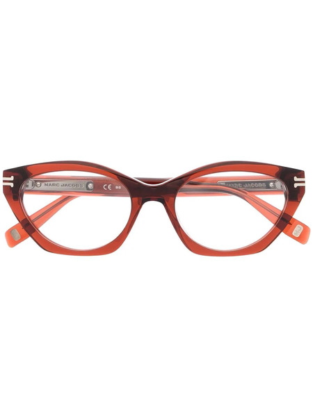  Marc Jacobs Eyewear Cat-eye Frame Glasses - Brown 