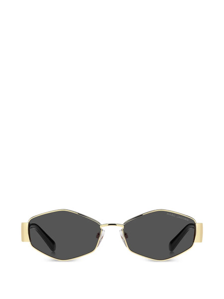  Marc Jacobs Eyewear Geometric-frame Sunglasses - Gold 