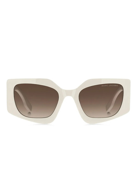  Marc Jacobs Eyewear Geometric-frame Sunglasses - Neutrals 