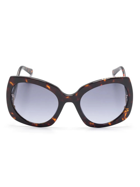  Marc Jacobs Eyewear The J Marc Upside Down Sunglasses - Brown 