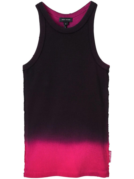  Marc Jacobs Grunge Spray-effect Tank Top - Black 