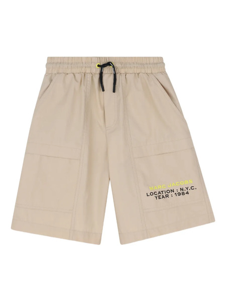  Marc Jacobs Kids Drawstring-fastening Shorts - Neutrals 