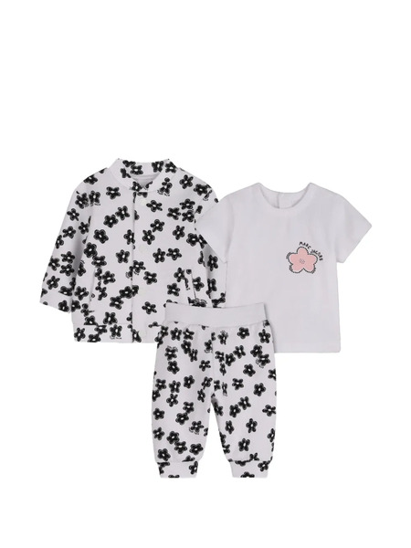  Marc Jacobs Kids Floral-jacket Set - White 