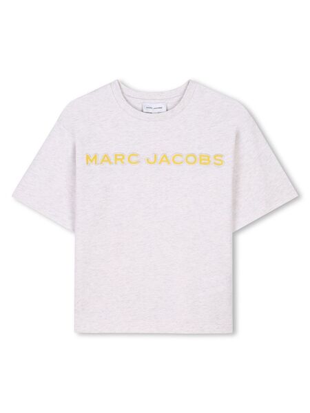  Marc Jacobs Kids Logo-embossed T-shirt - Neutrals 