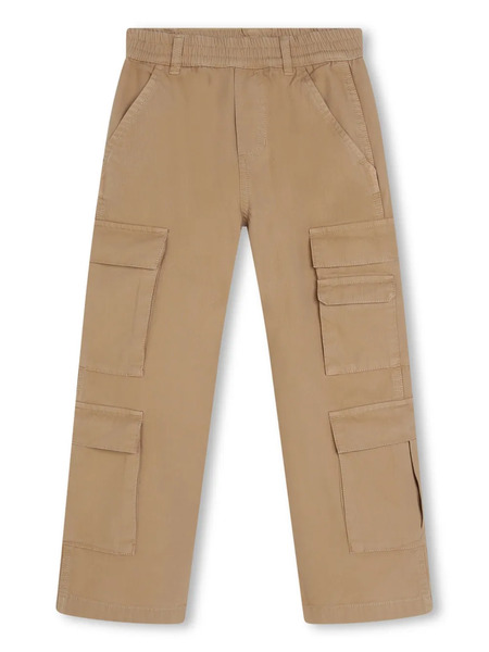  Marc Jacobs Kids Logo-patch Cargo Trousers - Neutrals 