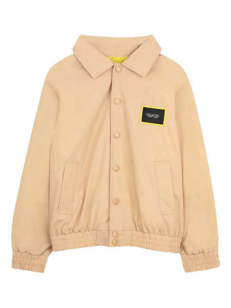  Marc Jacobs Kids Logo-patch Collared Jacket - Neutrals 
