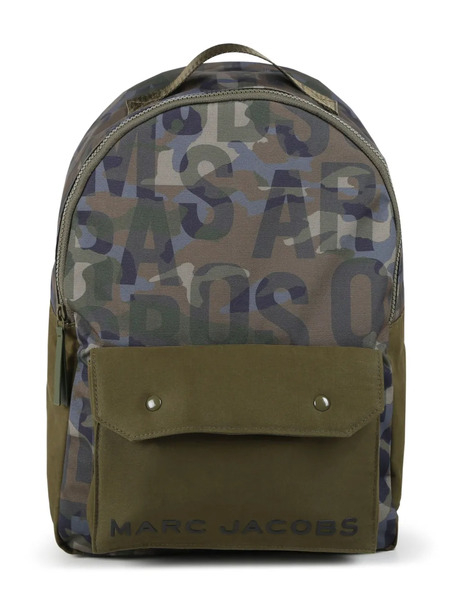  Marc Jacobs Kids Printed Appliqué Backpack - Green 