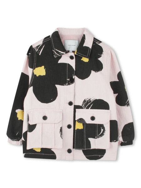  Marc Jacobs Kids Printed Shirt Jacket - Neutrals 