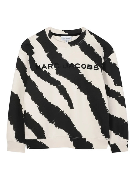  Marc Jacobs Kids Zebra-print Sweatshirt - Black 