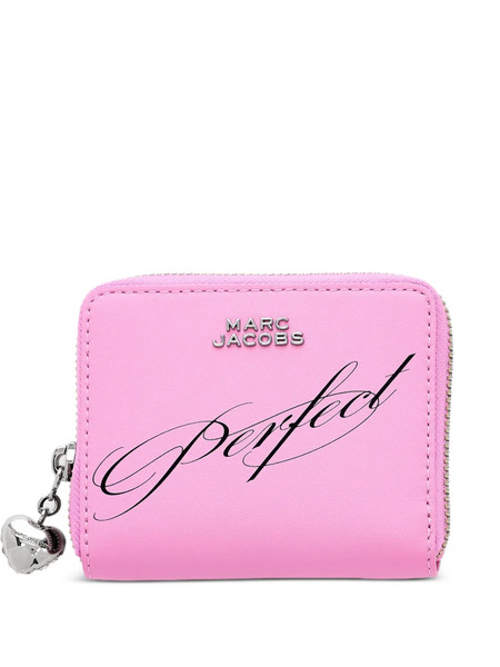  Marc Jacobs Logo Charm Leather Wallet - Pink 