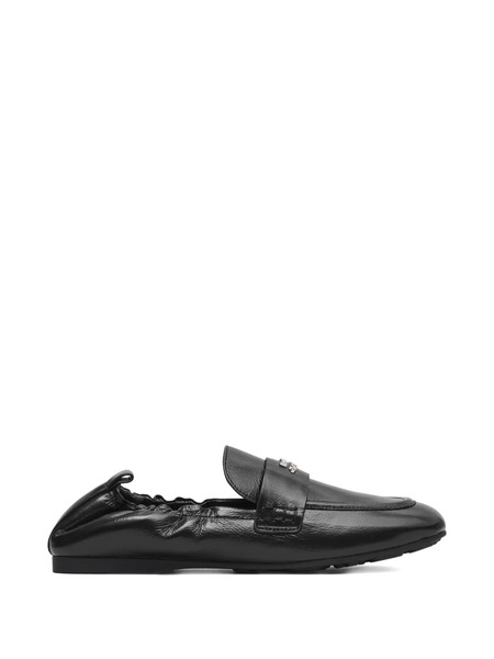  Marc Jacobs Logo-plaque Leather Loafers - Black 