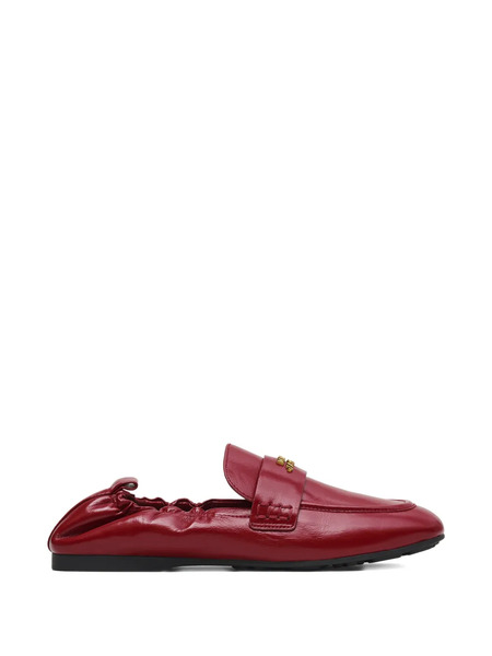  Marc Jacobs Logo-plaque Leather Loafers - Red 