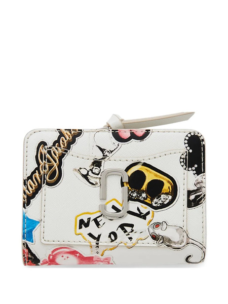  Marc Jacobs Mini The Sticker Patch Wallet - White 