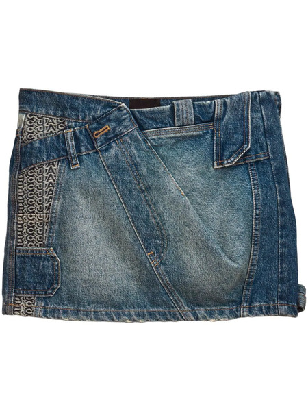  Marc Jacobs Patchwork Denim Miniskirt - Blue 
