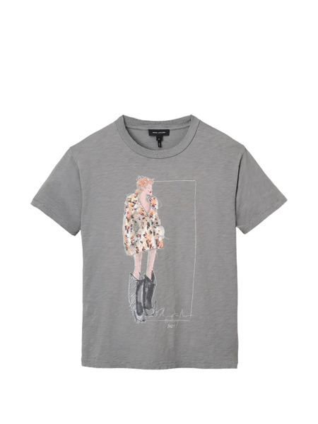  Marc Jacobs Round-neck Short-sleeve T-shirt - Grey 