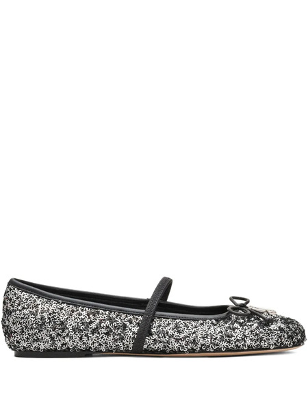  Marc Jacobs Sabrina Ballet Flats - Silver 