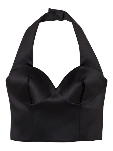  Marc Jacobs Sculpted Halter-neck Top - Black 
