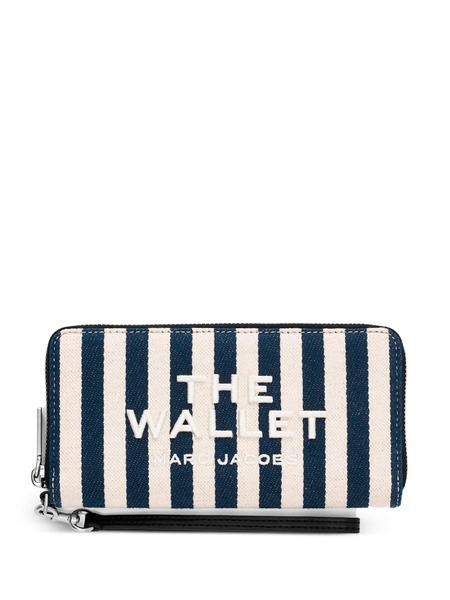  Marc Jacobs Striped Canvas Continental Wallet - Blue 