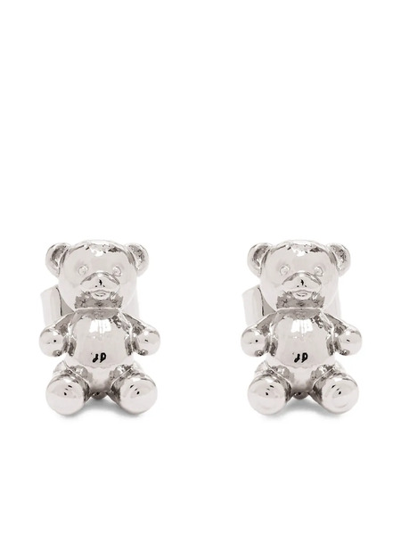  Marc Jacobs Teddy Bear Stud Earrings - Silver 