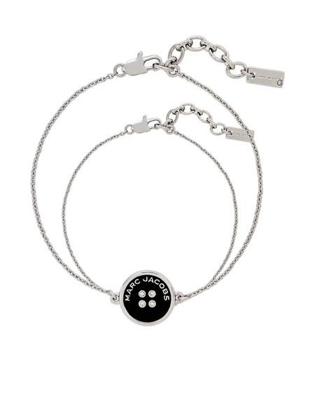  Marc Jacobs The Button Chain Bracelet - Black 