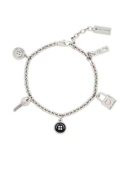  Marc Jacobs The Button Charm Bracelet - Silver 