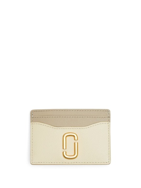  Marc Jacobs The Card Case' Leather Cardholder - Neutrals 