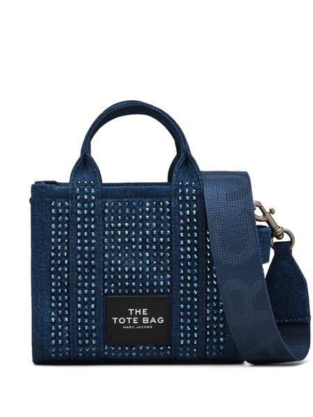  Marc Jacobs The Crossbody Crystal Denim Tote Bag - Blue 