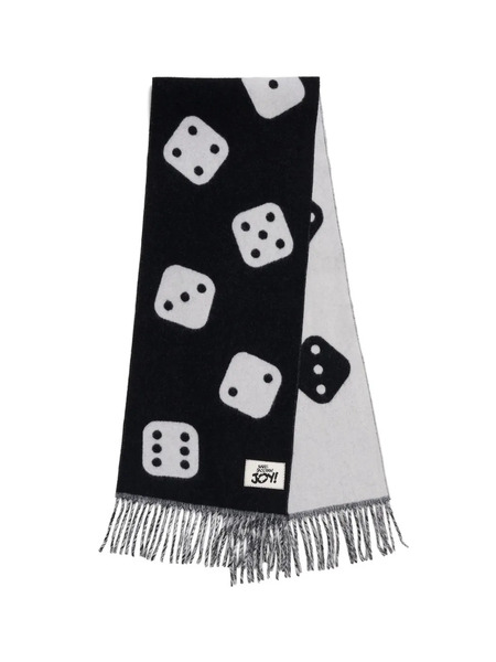  Marc Jacobs The Dice Fringed Scarf - Black 