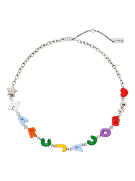  Marc Jacobs The Enamel Ballon Necklace - Silver 