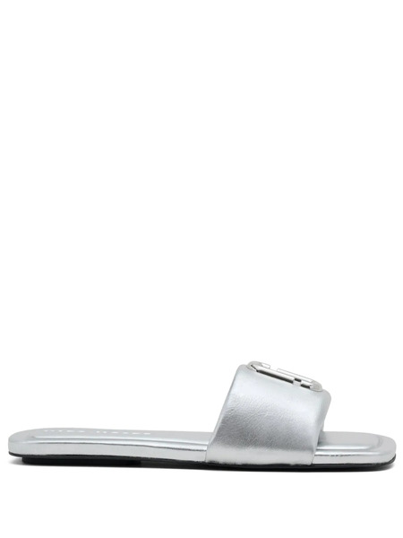  Marc Jacobs The J Marc Metallic Sandals - Silver 