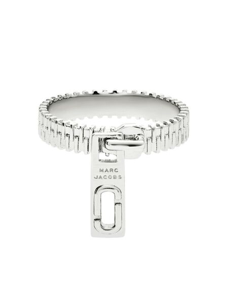  Marc Jacobs The J Marc Zipper Ring - Silver 