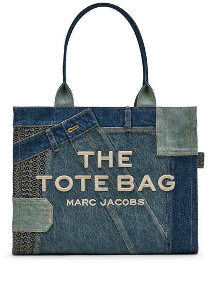  Marc Jacobs The Large Deconstructed Denim Tote Bag - Blue 
