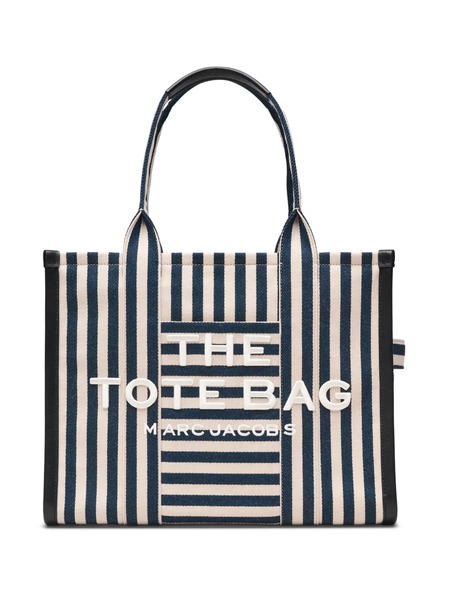  Marc Jacobs The Large Stripe Canvas Tote Bag - Blue 