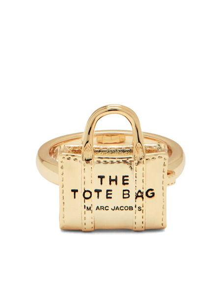  Marc Jacobs The Mini Icon Bag Sculpted Ring - Gold 