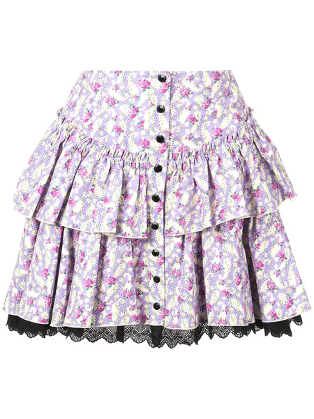  Marc Jacobs The Mini Prairie Skirt - Purple 