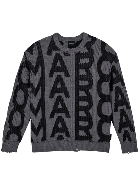  Marc Jacobs The Monogram Distressed Jumper - Grey 