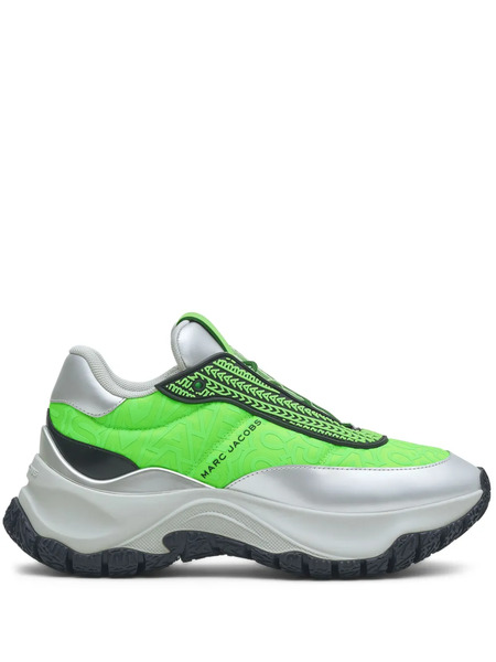  Marc Jacobs The Monogram Lazy Runner Sneakers - White 